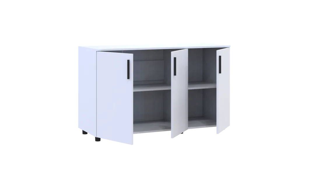Komoda Doros Thorn Bílá 3 DTD 135×51,6×80 (41510169)
