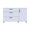 Komoda Doros Thorn Bílá 3Š/1D 135×51,6×80 (41510181)
