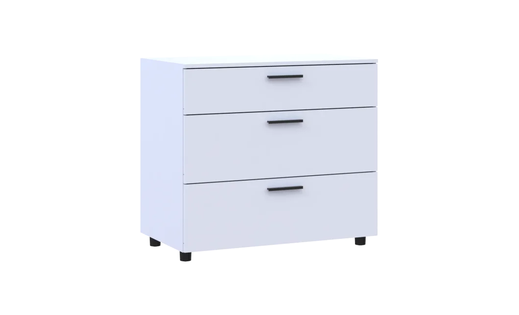 Komoda Doros Thorn Bílá 3Š 90×51,6×80 (41510157)