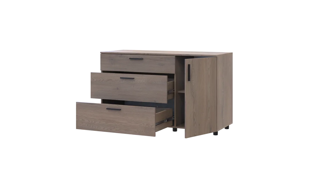 Komoda Doros Thorn Cremona Cannolo 3Š/1D 135×51,6×80 (41510177)