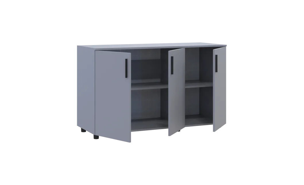 Komoda Doros Thorn Šedá 3 DTD 135×51,6×80 (41510171)