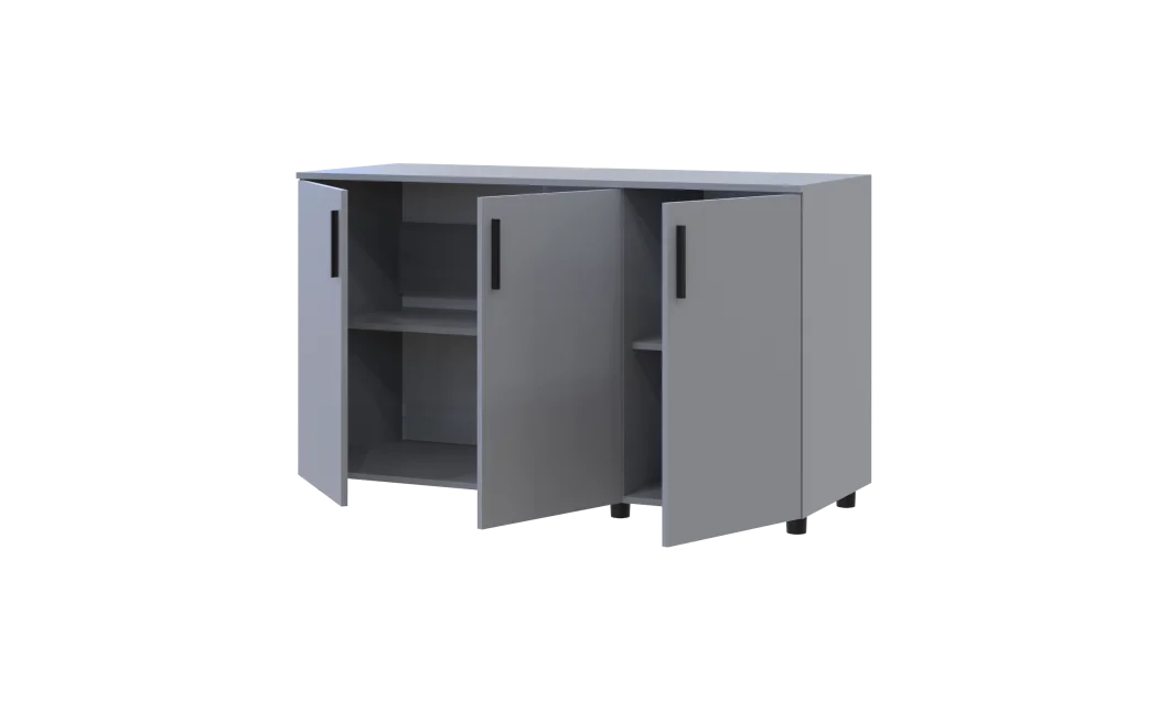 Komoda Doros Thorn Šedá 3 DTD 135×51,6×80 (41510171)