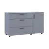 Komoda Doros Thorn Šedá 3Š/1D 135×51,6×80 (41510183)