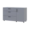 Komoda Doros Thorn Šedá 3Š/1D 135×51,6×80 (41510183)