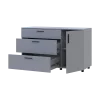 Komoda Doros Thorn Šedá 3Š/1D 135×51,6×80 (41510183)