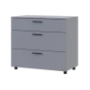 Komoda Doros Thorn Šedá 3Š 90×51,6×80 (41510159)