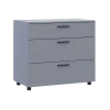 Komoda Doros Thorn Šedá 3Š 90×51,6×80 (41510159)