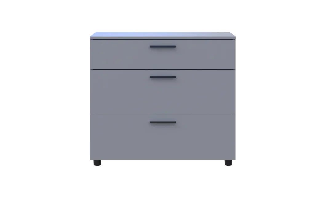 Komoda Doros Thorn Šedá 3Š 90×51,6×80 (41510159)
