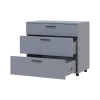 Komoda Doros Thorn Šedá 3Š 90×51,6×80 (41510159)