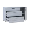 Komoda Doros Thorn Borovice Natty 3Š/1D 135×51,6×80 (41510179)