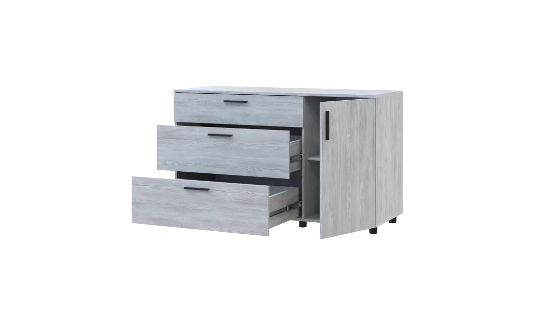 Komoda Doros Thorn Borovice Natty 3Š/1D 135×51,6×80 (41510179)