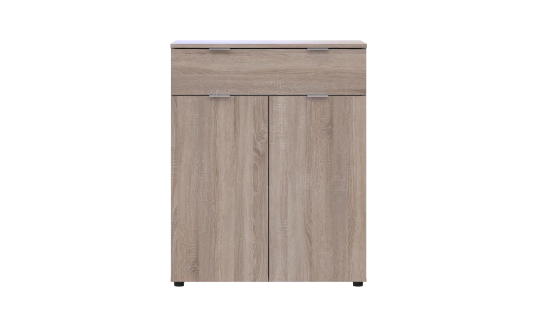 Komoda Doros Ron 2 2 dveře 1 zásuvka Dub Sonoma 80 × 38 × 100 (41516295)