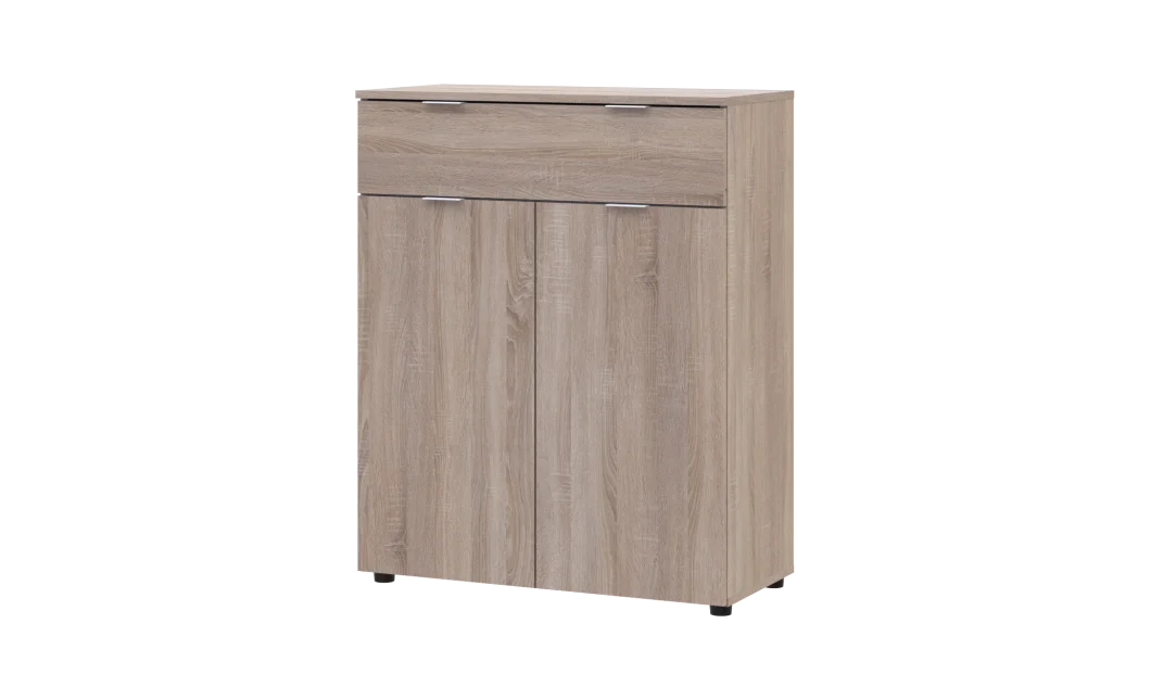 Komoda Doros Ron 2 2 dveře 1 zásuvka Dub Sonoma 80 × 38 × 100 (41516295)
