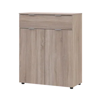 Komoda Doros Ron 2 2 dveře 1 zásuvka Dub Sonoma 80 × 38 × 100 (41516295)