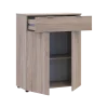 Komoda Doros Ron 2 2 dveře 1 zásuvka Dub Sonoma 80 × 38 × 100 (41516295)