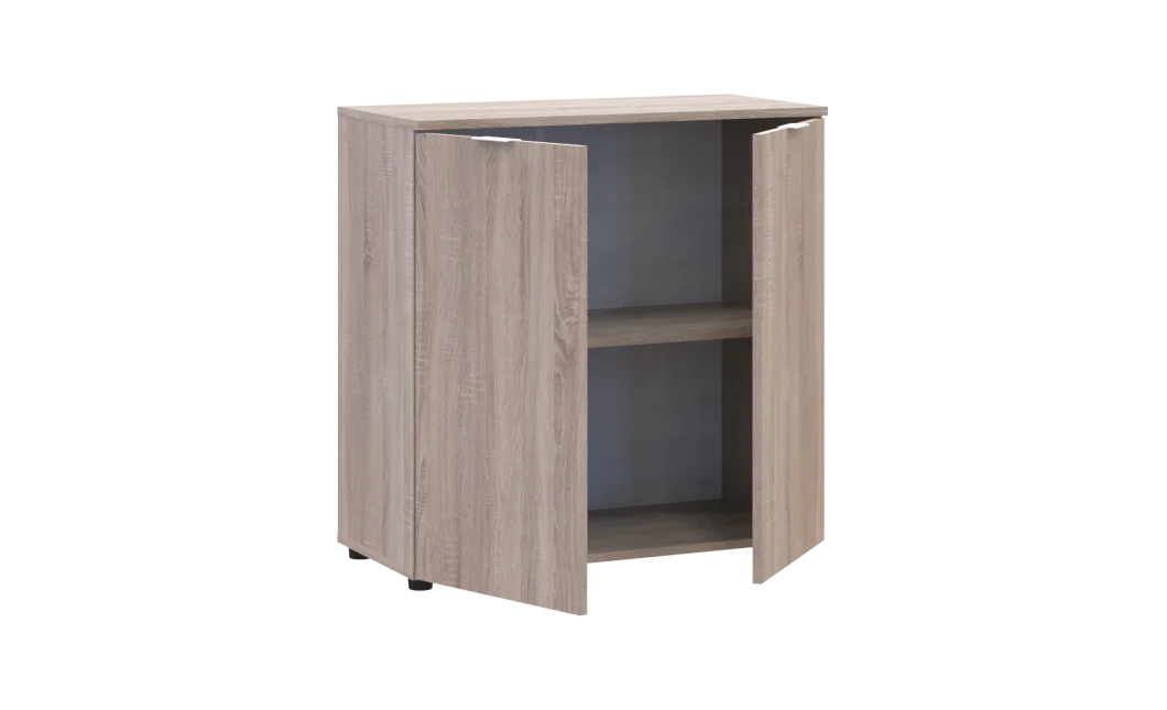 Komoda Doros Ron 3 2 dveře Dub Sonoma 80 × 38 × 81 (41516296)