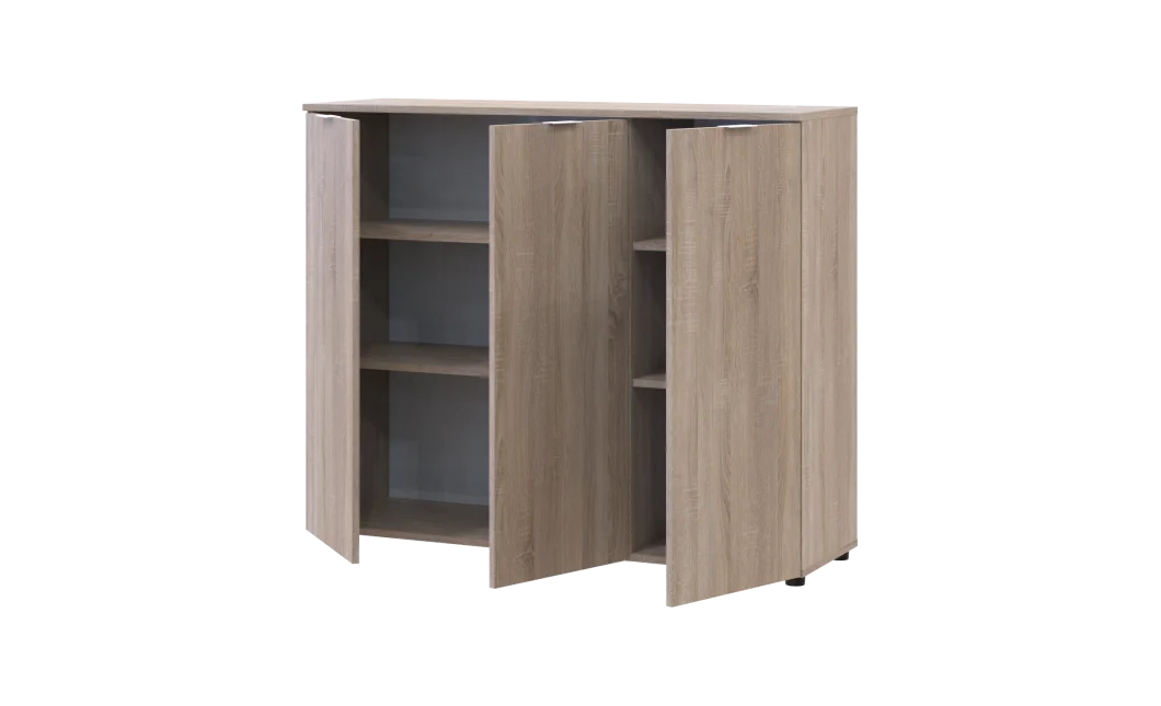 Komoda Doros Ron 6 3 dveře Dub Sonoma 120 × 38 × 100 (41516297)