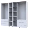 Set Doros Gelar s regálem Bílý 2+3 dveře 231,9×49,5×203,4 (42005032)