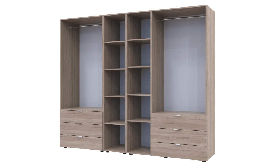 Set Doros Gelar s regálem Dub Sonoma 2+3 dveře 231,9×49,5×203,4 (42005046)
