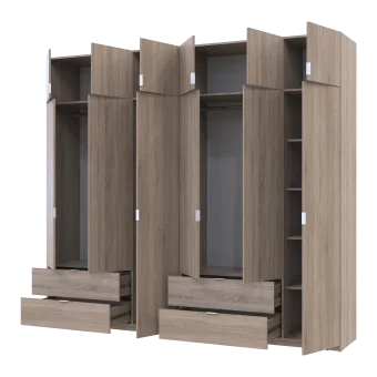 Set Lukas Dub Sonoma 3+3 dveře 270×50×240 (42005115)