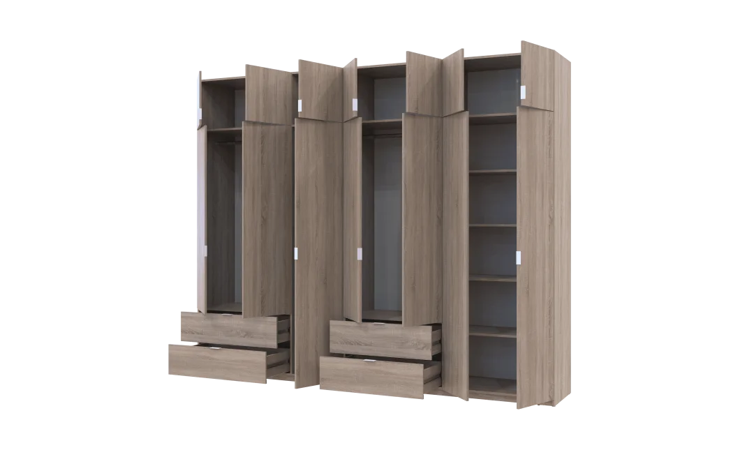 Set Lukas Dub Sonoma 3+4 dveře 295×50×240 (42005123)