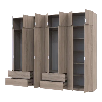 Set Lukas Dub Sonoma 3+4 dveře 295×50×240 (42005123)