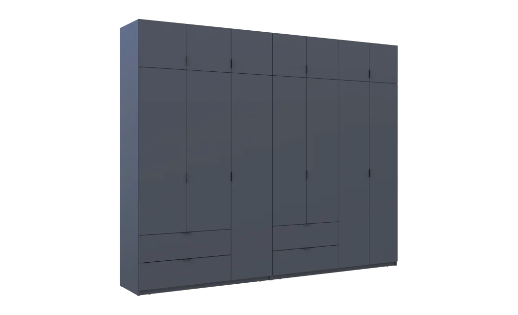 Set Lukas Grafit 3+4 dveře 295×50×240 (42005125)