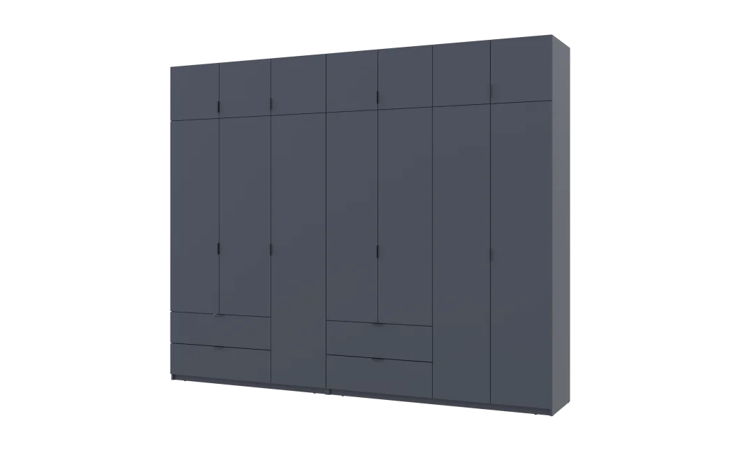 Set Lukas Grafit 3+4 dveře 295×50×240 (42005125)