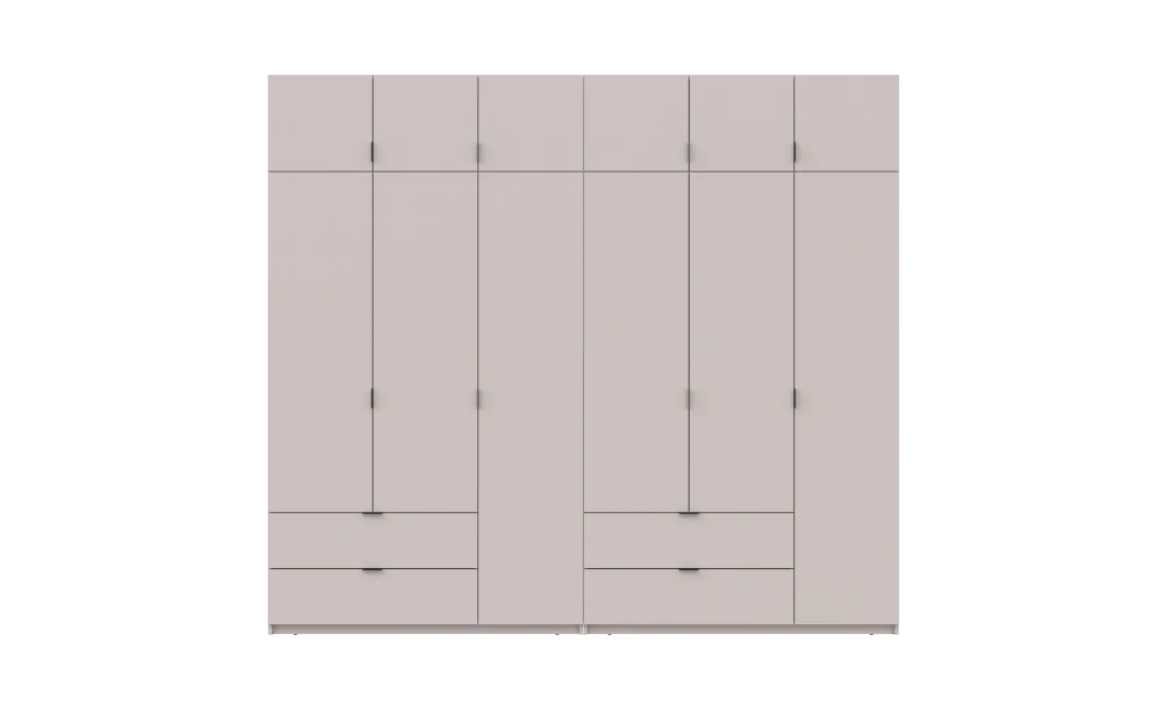 Set Lukas Kašmír 3+3 dveře 270×50×240 (42005116)