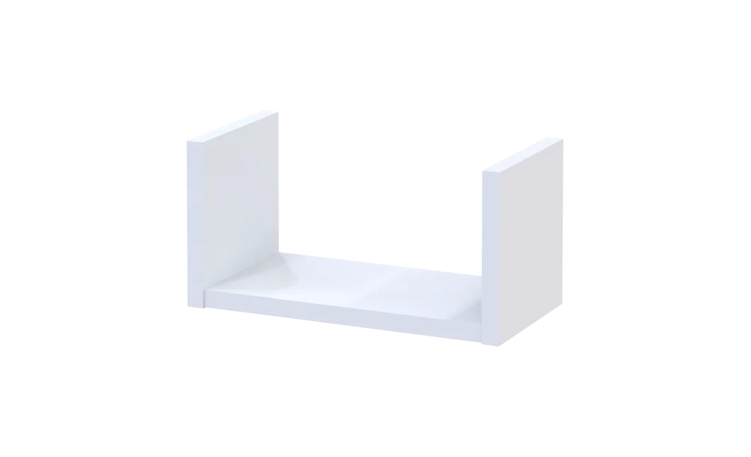 Sada polic Doros Fil Bílý 3 ks 30/45/60x15x15 (41516077)