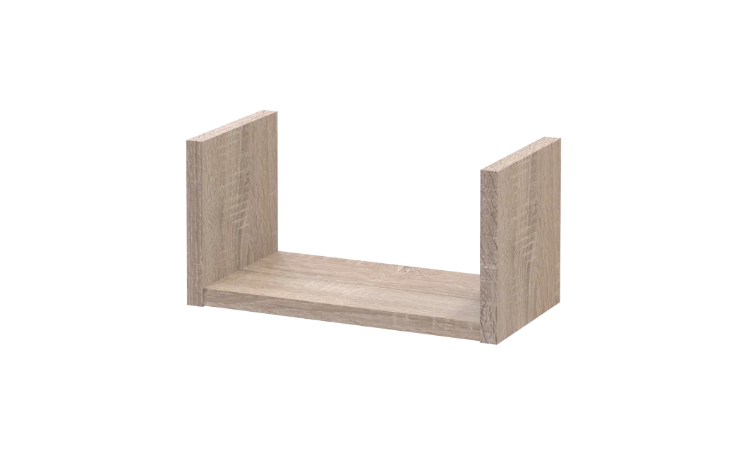 Sada polic Doros Fil Dub Sonoma 3 ks 30/45/60x15x15 (41516081)