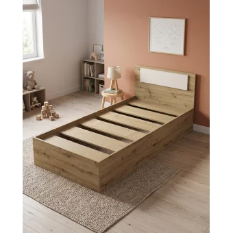 Postel Doros Rondi Jednolůžková Dub Artisan/Kašmír 90x200 (44900529)