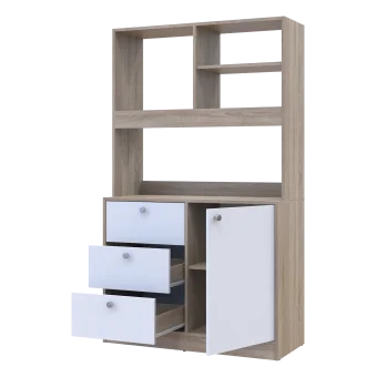 Mini kuchyně Doros Lea Dub Sonoma/Bílá DTD 100×43×171 (81359335)