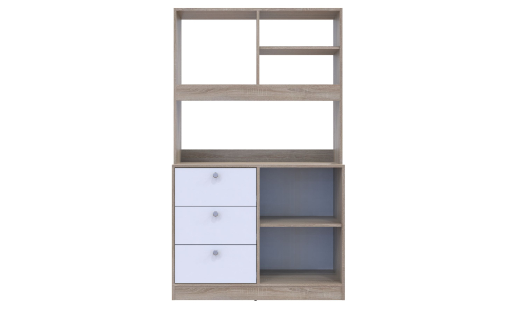 Mini kuchyně Doros Lea Dub Sonoma/Bílá DTD 100×43×171 (81359335)