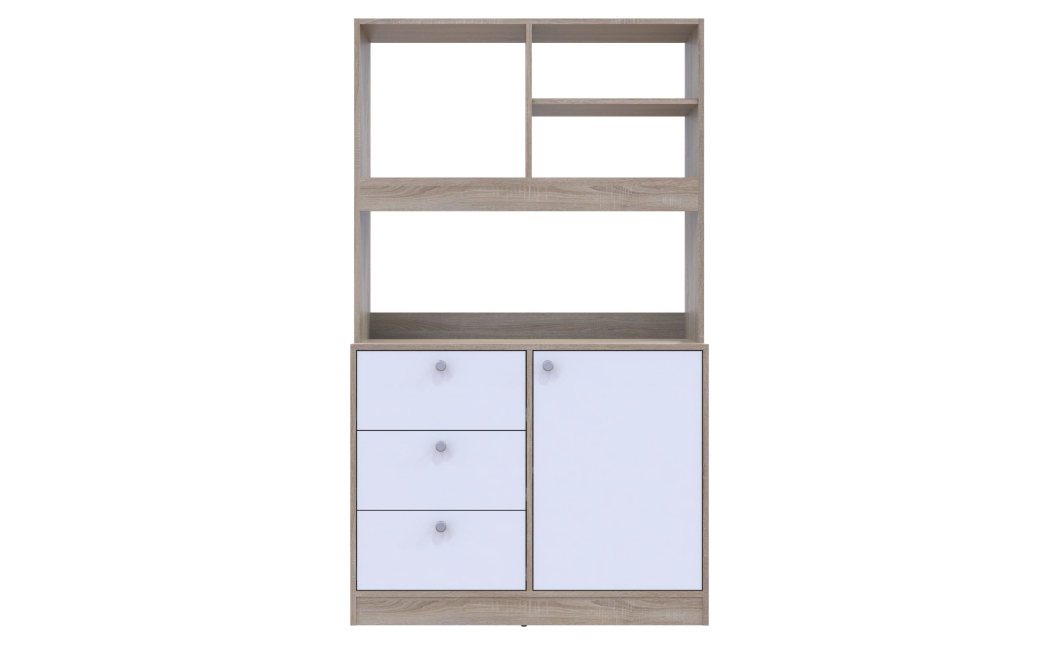 Mini kuchyně Doros Lea Dub Sonoma/Bílá DTD 100×43×171 (81359335)