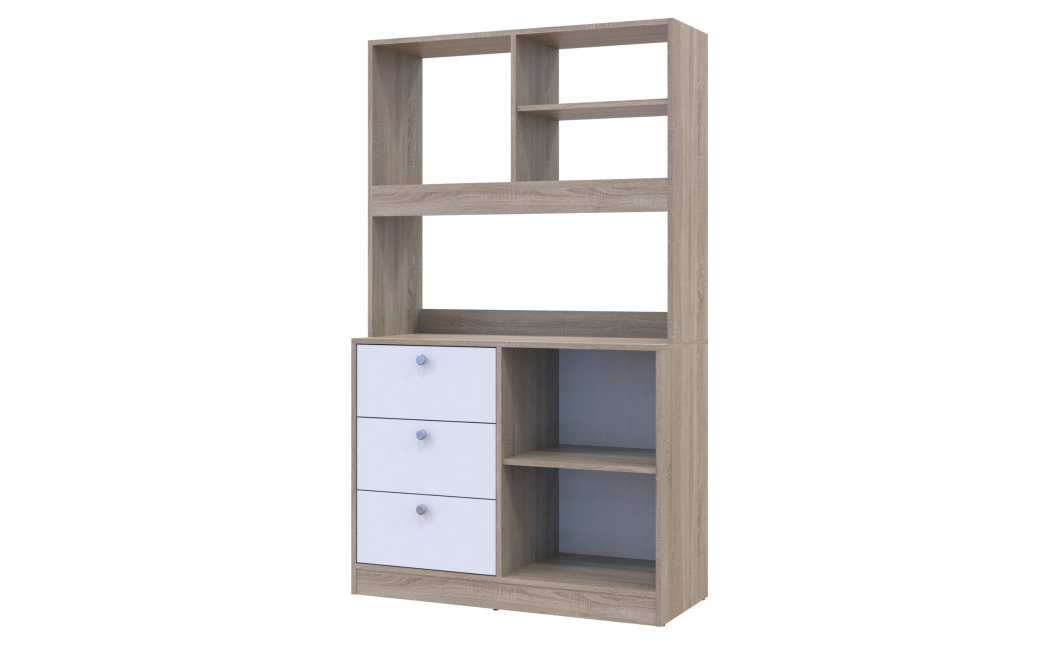 Mini kuchyně Doros Lea Dub Sonoma/Bílá DTD 100×43×171 (81359335)