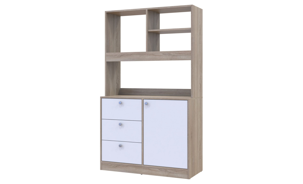 Mini kuchyně Doros Lea Dub Sonoma/Bílá DTD 100×43×171 (81359335)
