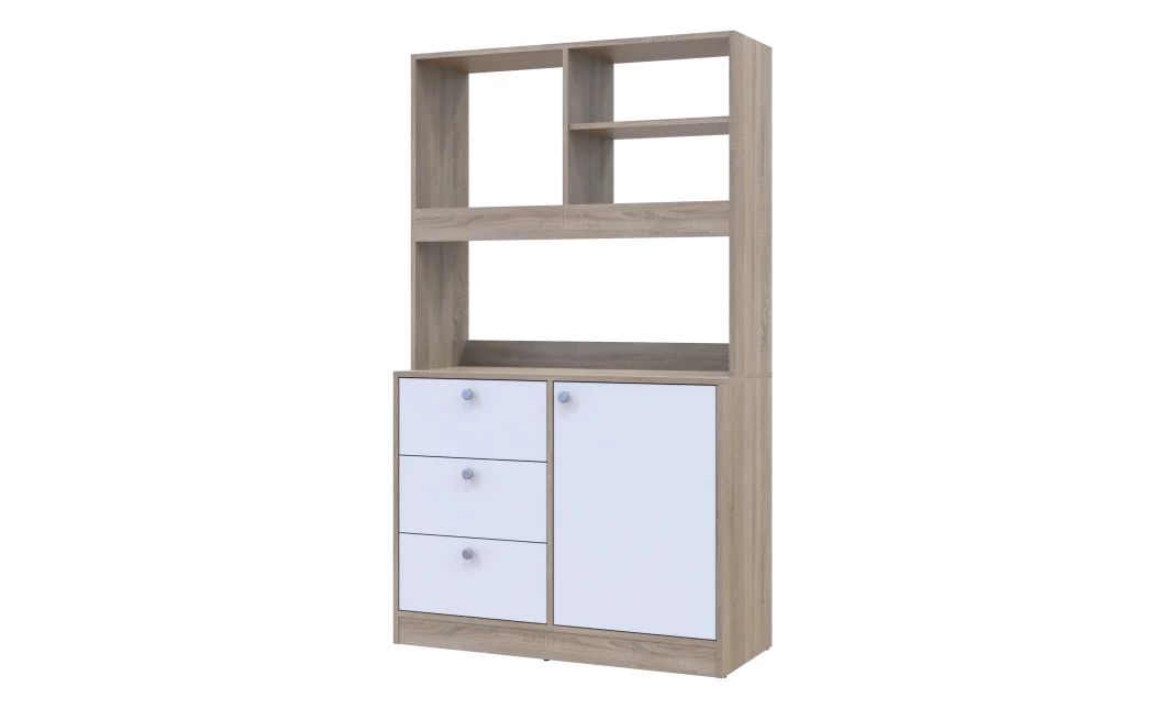 Mini kuchyně Doros Lea Dub Sonoma/Bílá DTD 100×43×171 (81359335)
