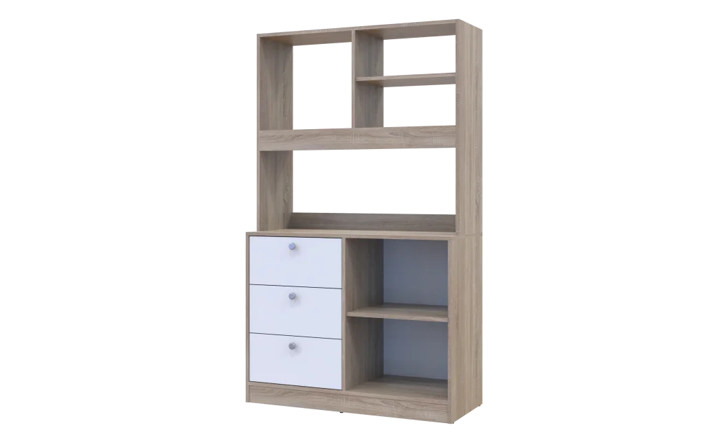Mini kuchyně Doros Lea Dub Sonoma/Bílá DTD 100×43×171 (81359335)