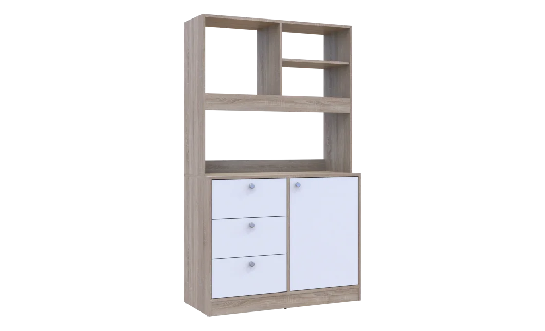 Mini kuchyně Doros Lea Dub Sonoma/Bílá DTD 100×43×171 (81359335)