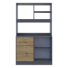 Mini kuchyně Doros Lea Grafit/Dub Evok DTD 100×43×171 (81359336)