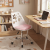 Otočná židle PRINT – bílo-růžová (10037401)