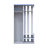 Předsíň Doros City One Door Bílý 1 zrcadlo 110 × 45 × 210 (44900058)