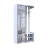 Předsíň Doros City One Door Bílý 1 zrcadlo 110 × 45 × 210 (44900058)