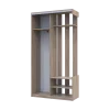 Předsíň Doros City One Door Dub Sonoma 1 zrcadlo 110 × 45 × 210 (44900083)