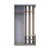 Předsíň Doros City One Door Dub Sonoma 1 zrcadlo 110 × 45 × 210 (44900083)