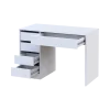Psací stůl Doros Ergo levý Bílý/Bílý DTD 110x55x75 (41516105)