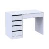 Psací stůl Doros Ergo levý Bílý/Bílý DTD 110x55x75 (41516105)