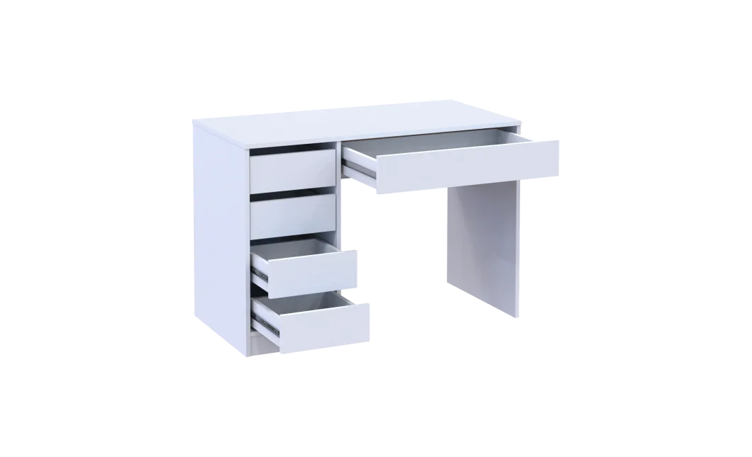 Psací stůl Doros Ergo levý Bílý/Bílý DTD 110x55x75 (41516105)