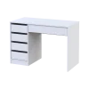 Psací stůl Doros Ergo levý Bílý/Bílý DTD 110x55x75 (41516105)